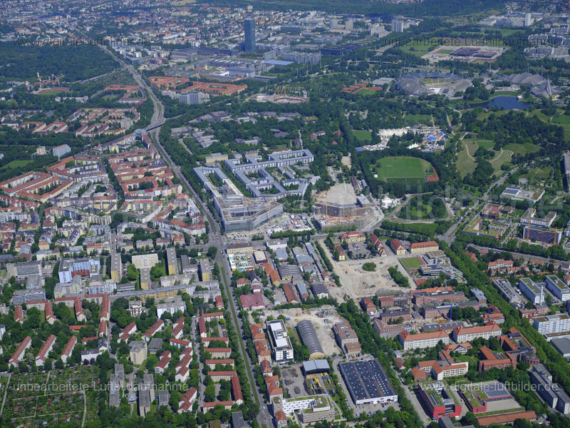 Luftaufnahme Maxvorstadt in München | Oberbayern, Bayern