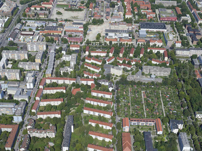 Luftaufnahme Maxvorstadt in München | Oberbayern, Bayern