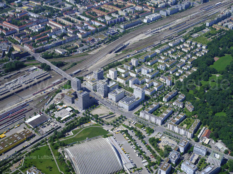 Luftaufnahme München Birketweg in München | Oberbayern, Bayern