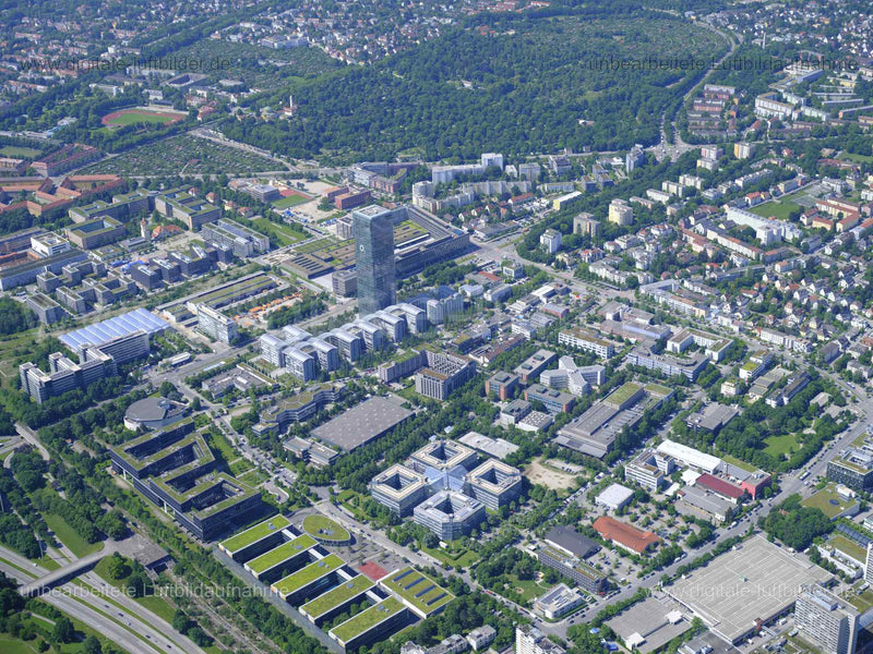 Luftaufnahme München Moosach in München | Oberbayern, Bayern