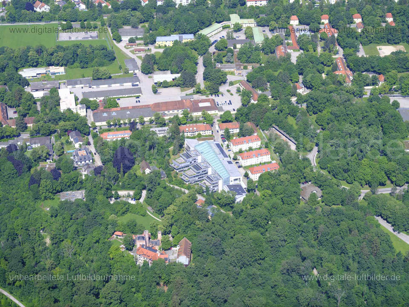 Luftaufnahme München Pullach in München | Oberbayern, Bayern
