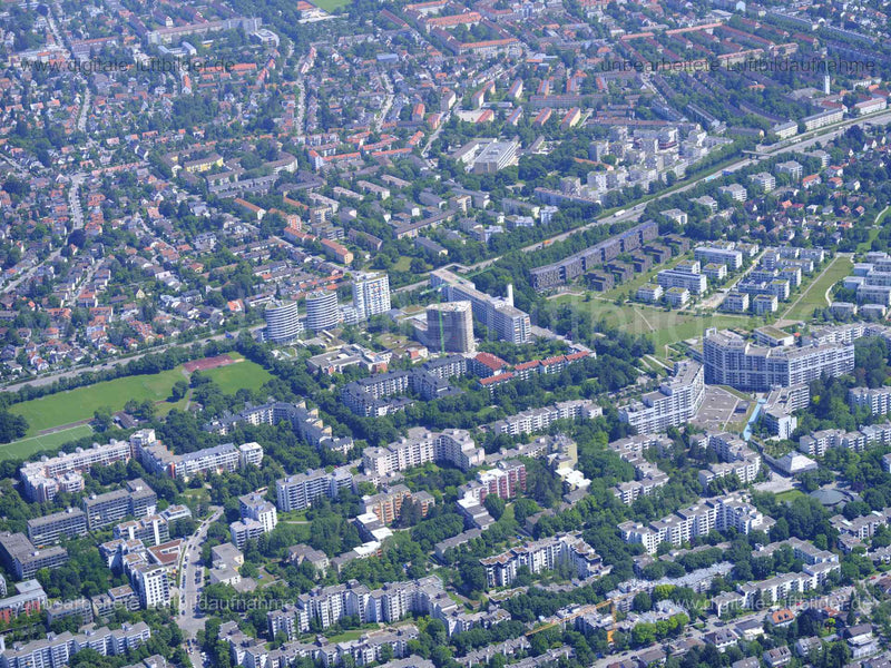 Luftaufnahme Neuhadern in München | Oberbayern, Bayern