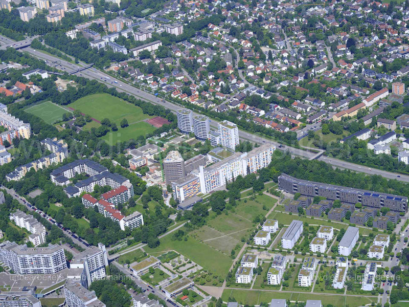 Luftaufnahme Neuhadern in München | Oberbayern, Bayern