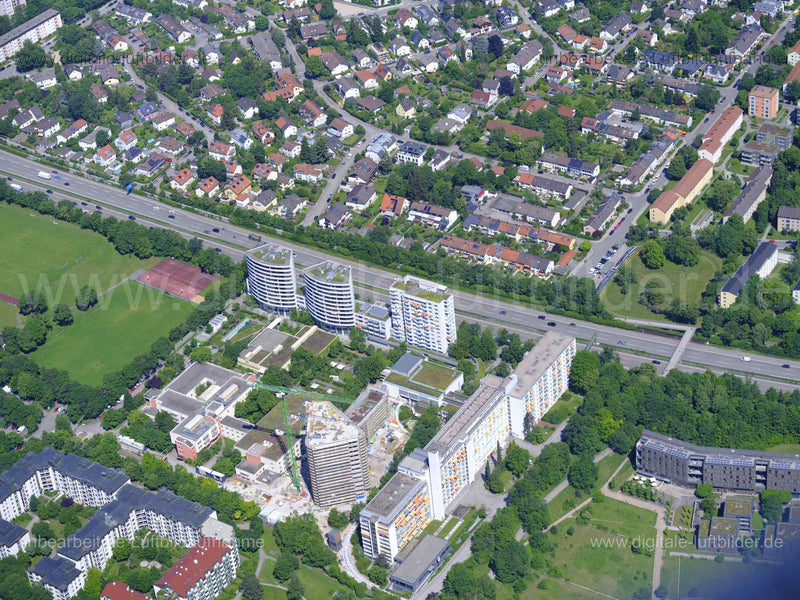 Luftaufnahme Neuhadern in München | Oberbayern, Bayern
