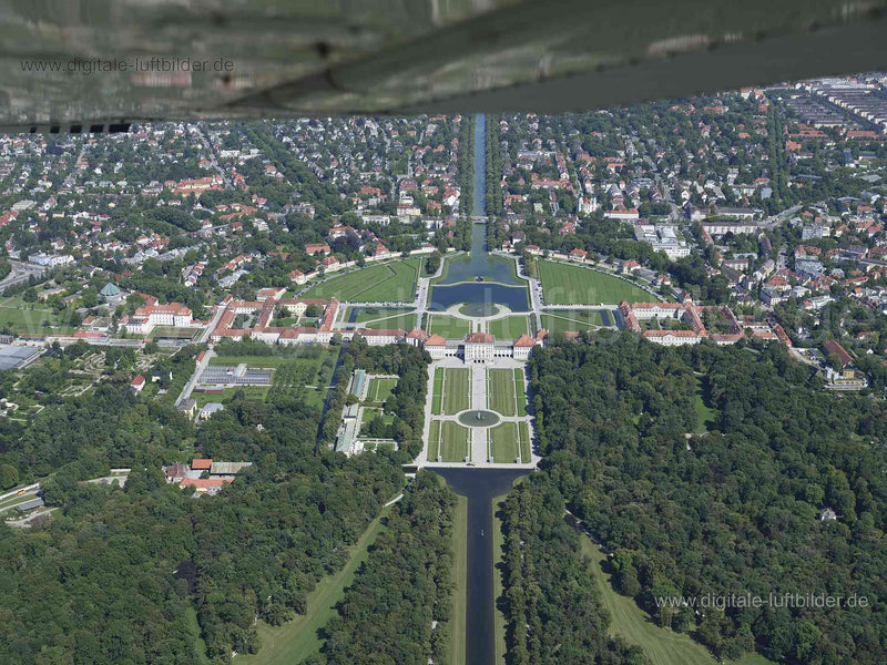 Luftaufnahme Nymphenburg in München | Oberbayern, Bayern