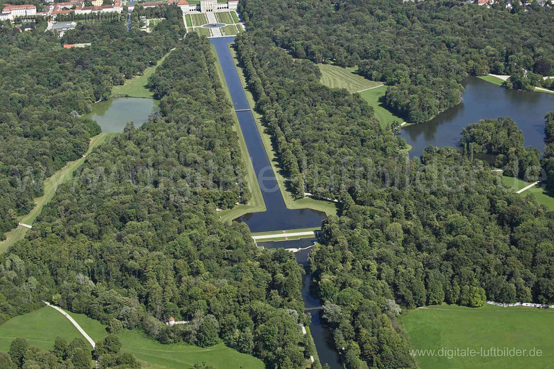 Luftaufnahme Nymphenburg in München | Oberbayern, Bayern