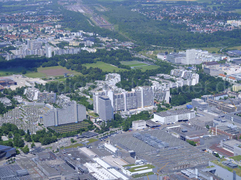 Luftaufnahme Olympiapark Nord in München | Oberbayern, Bayern