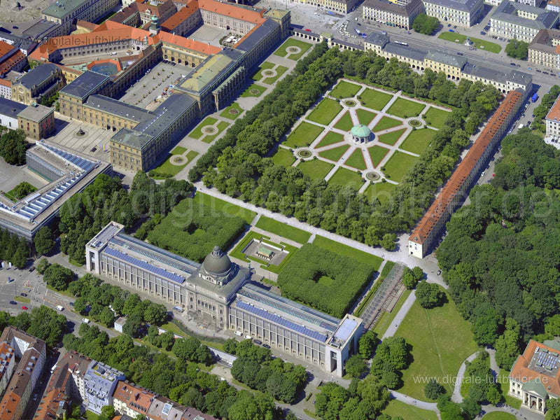 Luftaufnahme Residenz München in München | Oberbayern, Bayern