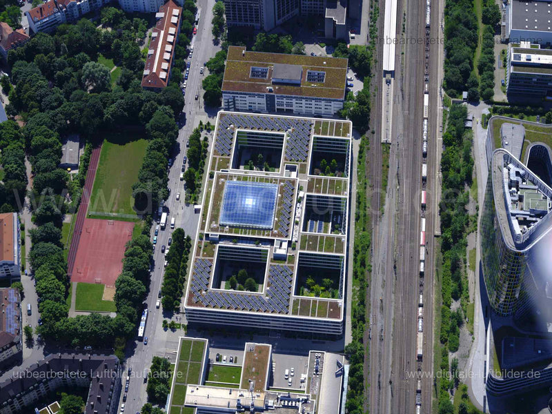 Luftaufnahme Riedlerstraße in München | Oberbayern, Bayern