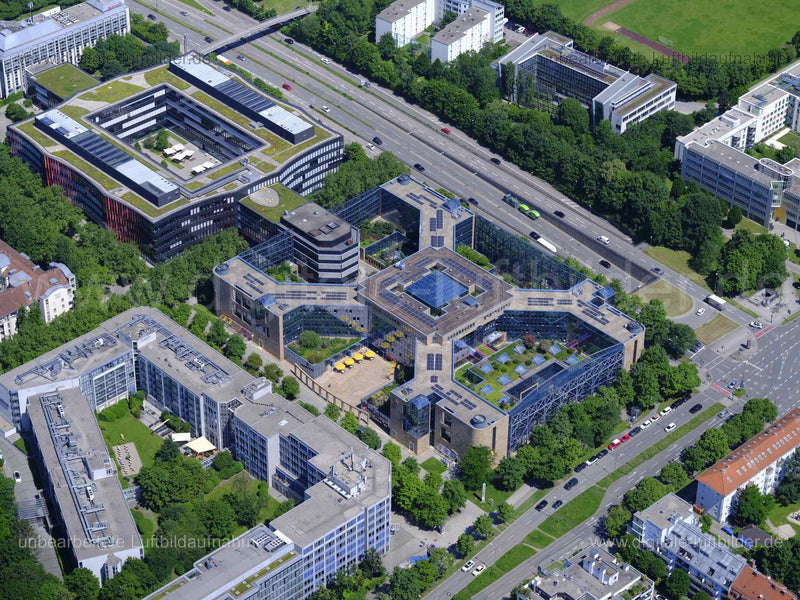 Luftaufnahme Sparkasse München in München | Oberbayern, Bayern