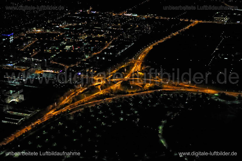 Luftaufnahme Stadtautobahnen in München | Oberbayern, Bayern