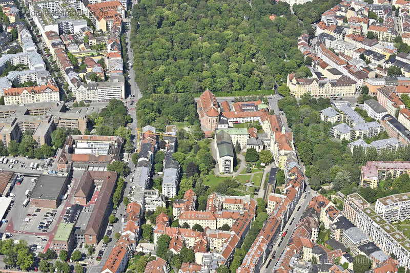 Luftaufnahme Thalkirchener Straße in München | Oberbayern, Bayern