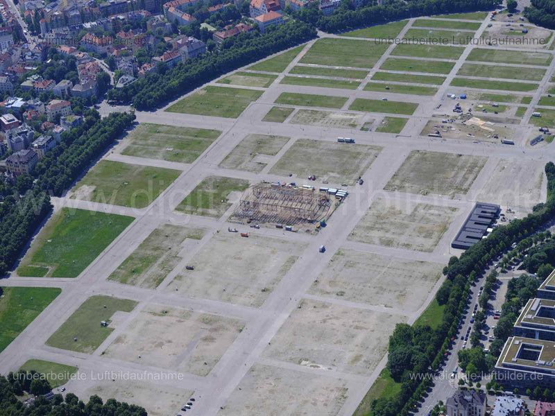 Luftaufnahme Theresienwiese in München | Oberbayern, Bayern