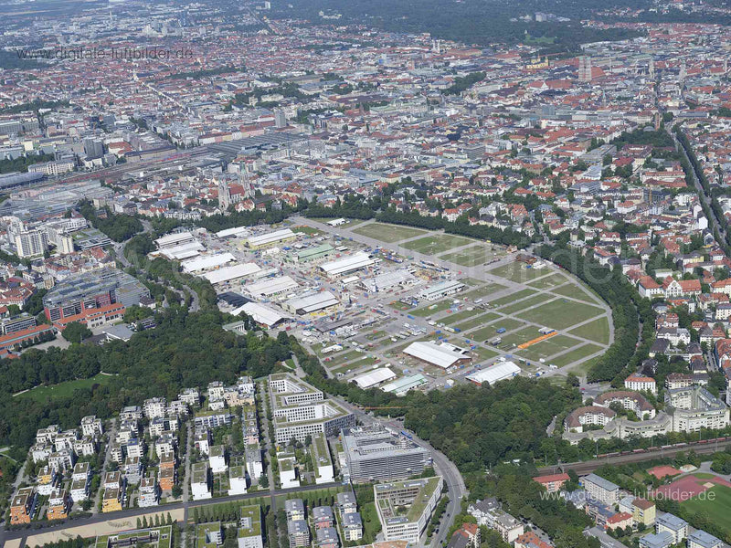Luftaufnahme Theresienwiese in München | Oberbayern, Bayern