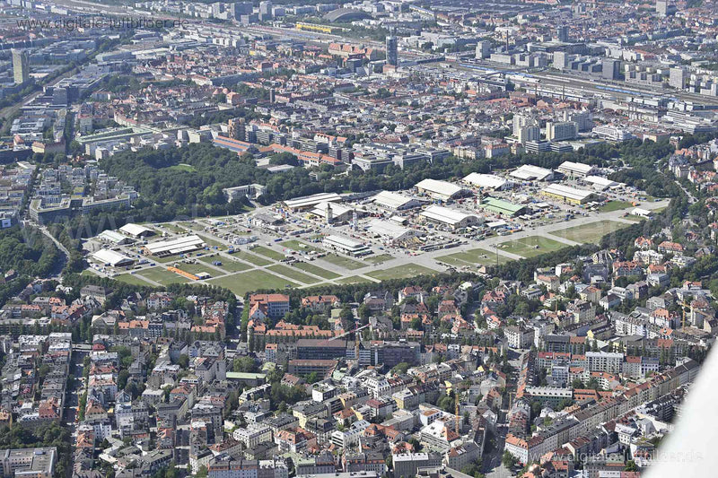 Luftaufnahme Theresienwiese in München | Oberbayern, Bayern