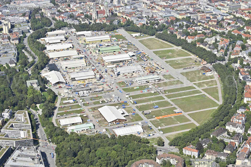 Luftaufnahme Theresienwiese in München | Oberbayern, Bayern