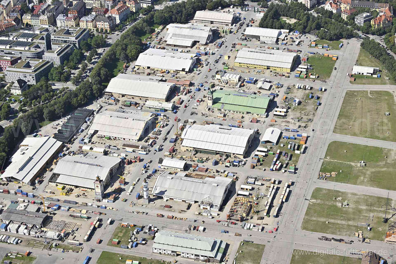 Luftaufnahme Theresienwiese in München | Oberbayern, Bayern