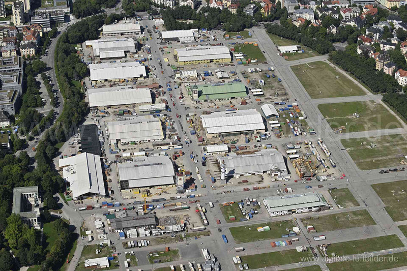 Luftaufnahme Theresienwiese in München | Oberbayern, Bayern