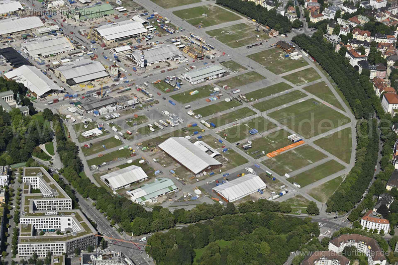 Luftaufnahme Theresienwiese in München | Oberbayern, Bayern