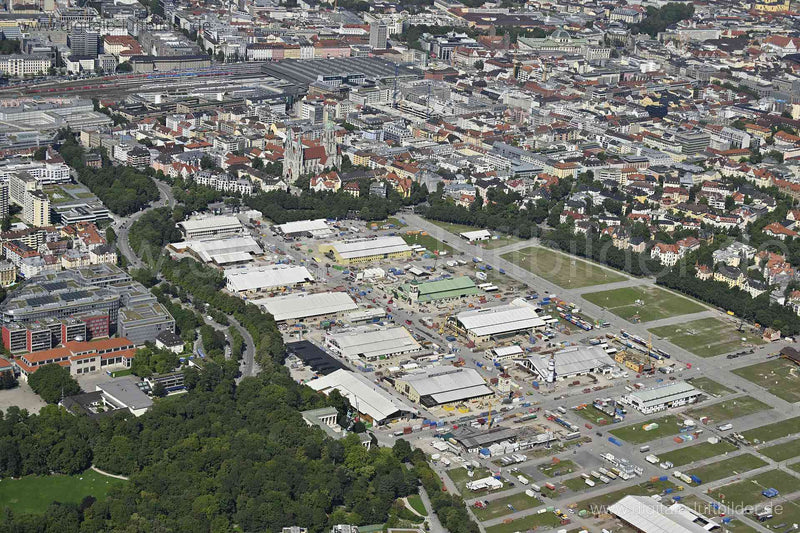 Luftaufnahme Theresienwiese in München | Oberbayern, Bayern