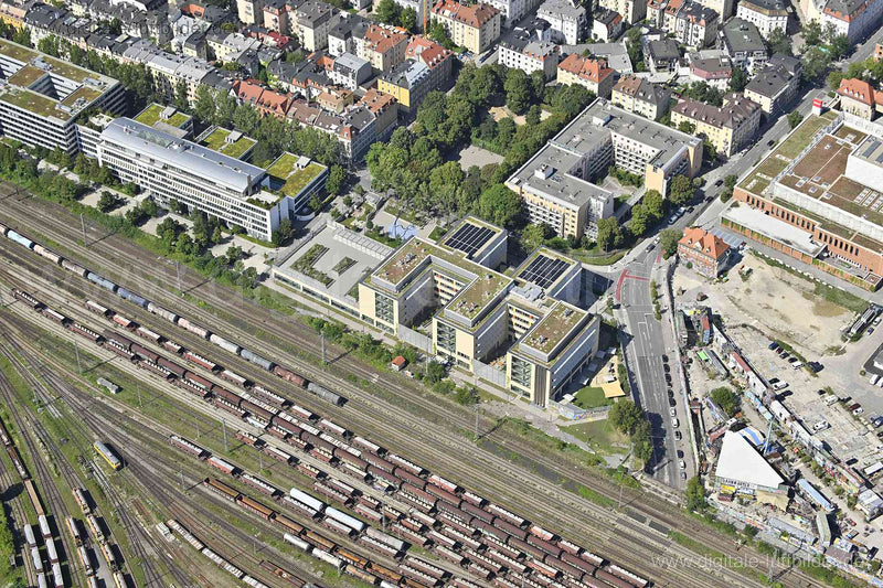 Luftaufnahme Tumblinger Straße in München | Oberbayern, Bayern