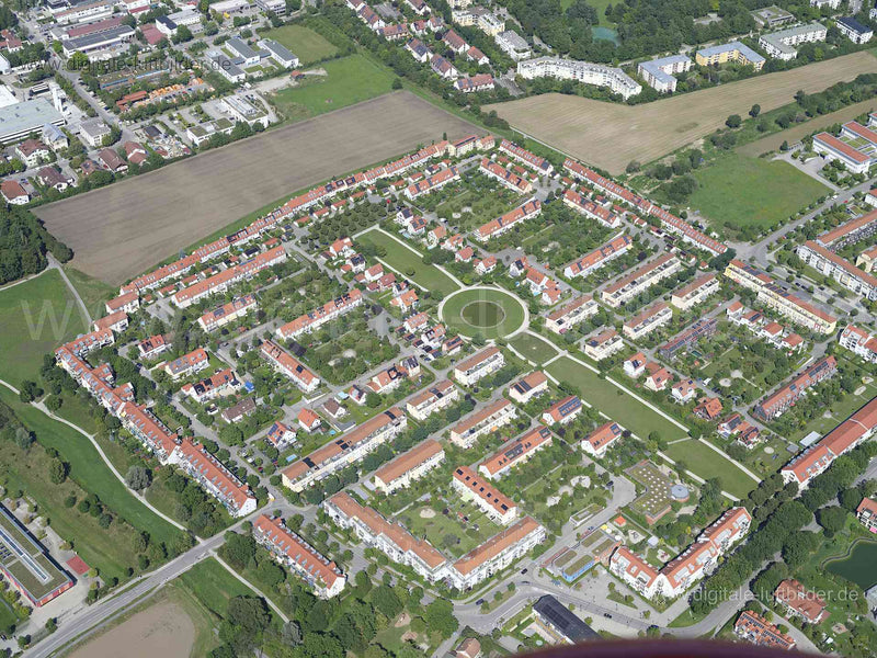 Luftaufnahme Unterbiberg in München | Oberbayern, Bayern
