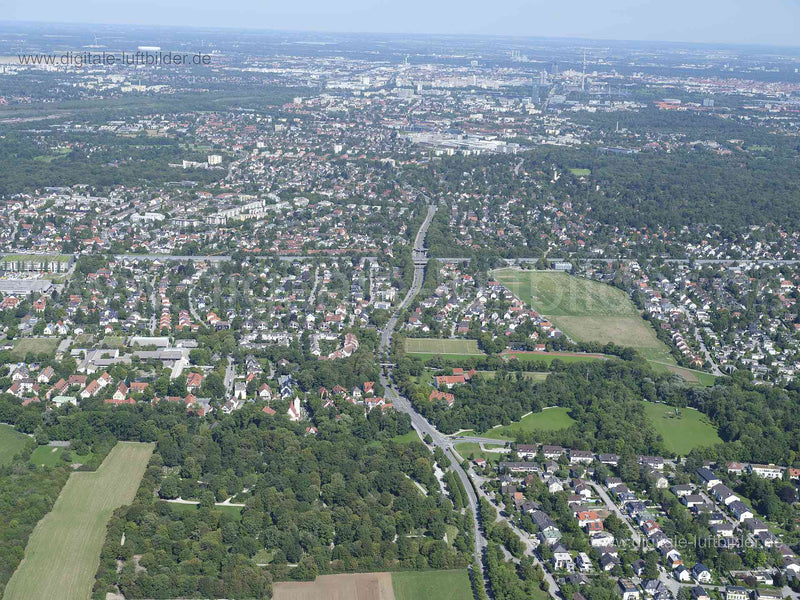 Luftaufnahme Untermenzing in München | Oberbayern, Bayern