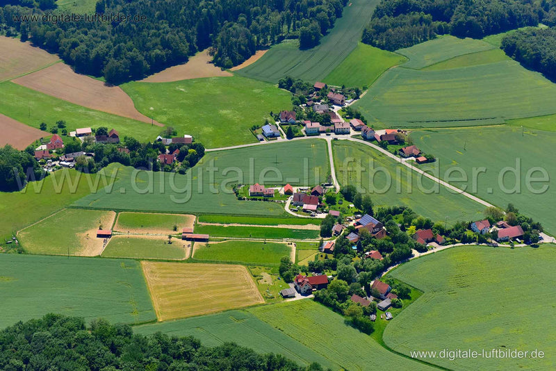 Luftaufnahme Brunn in Münchsried | Oberpfalz, Bayern