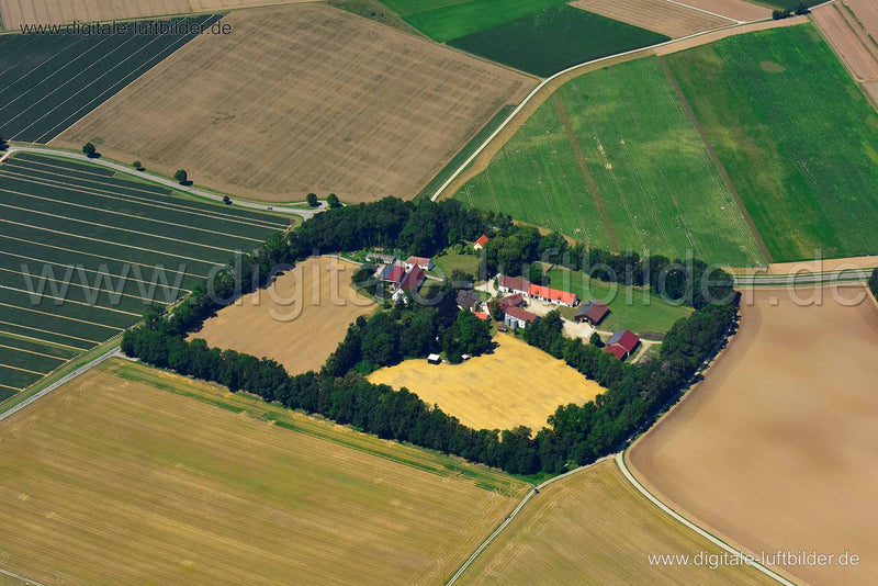 Luftaufnahme Sulz in Münster (Lech) | Schwaben, Bayern