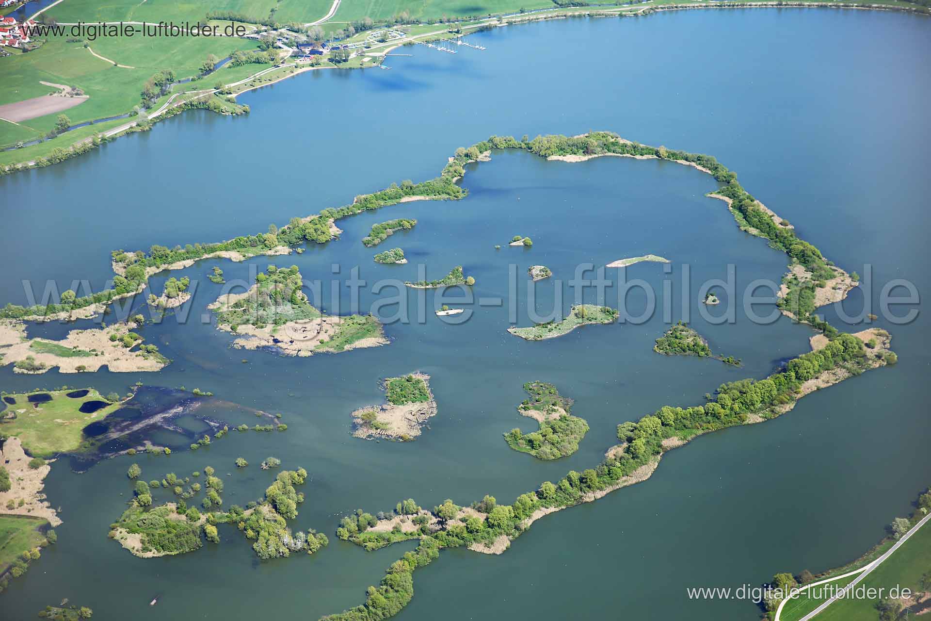 Luftaufnahme Altmühlsee in Muhr am See | Mittelfranken, Bayern
