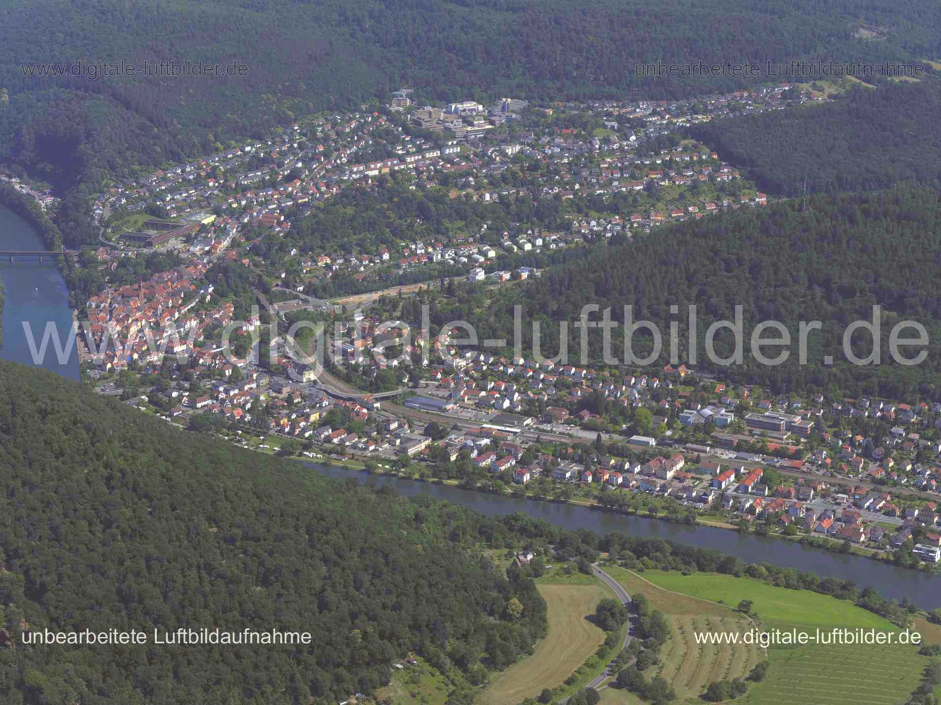 Luftaufnahme Neckargemünd in Neckargemünd | Karlsruhe, Baden-Württemberg