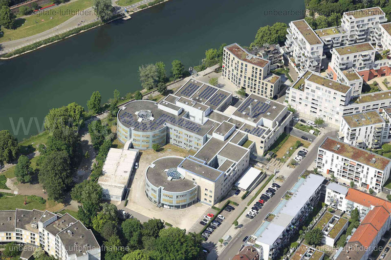 Luftaufnahme Donauklinik in Neu-Ulm | Schwaben, Bayern