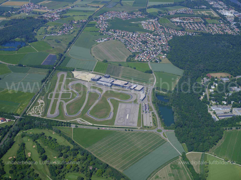 Luftaufnahme Audi Driving Experience Center in Neuburg an der Donau | Oberbayern, Bayern