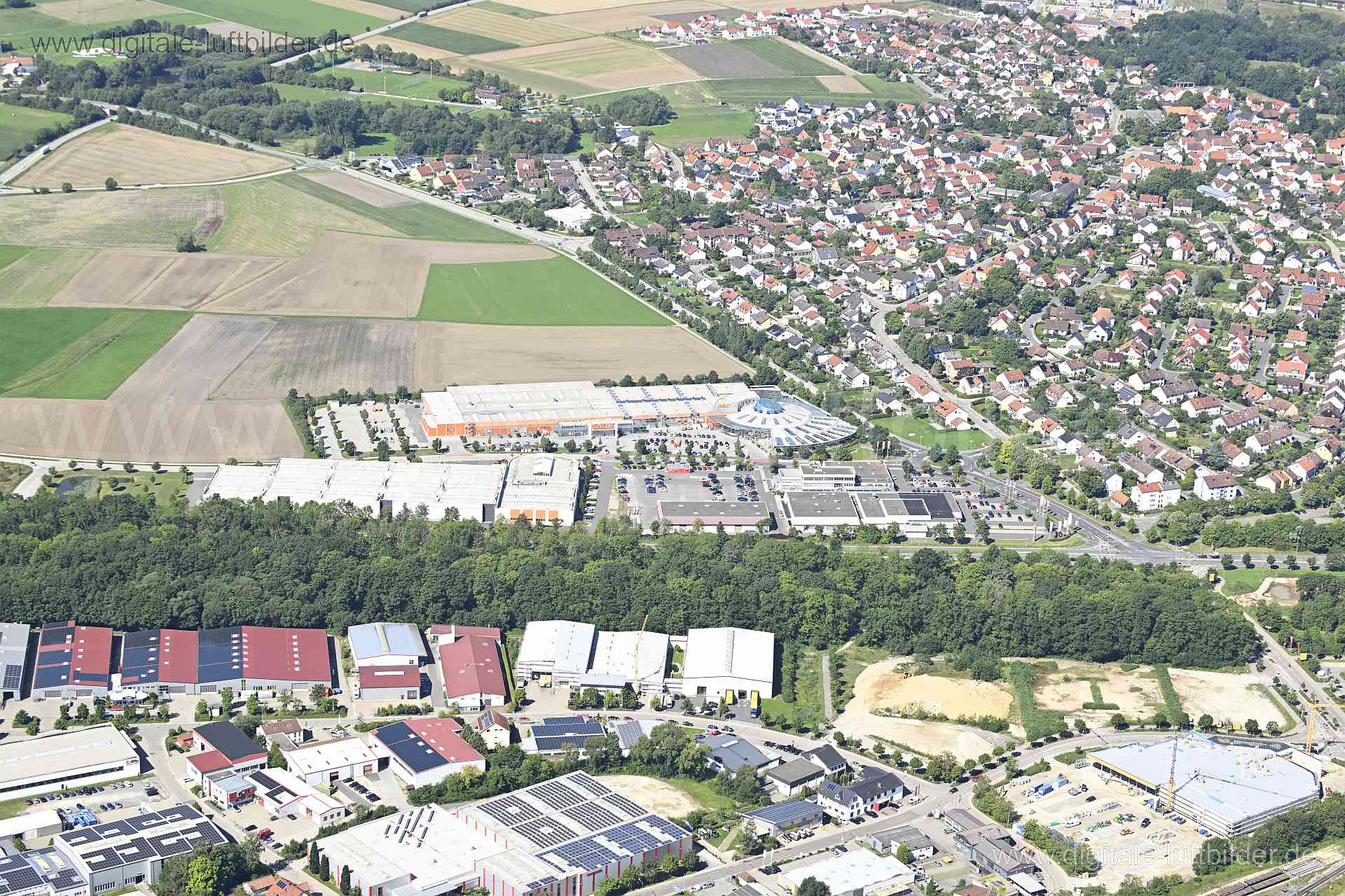 Luftaufnahme Neumarkt i.d. Oberpfalz in Neumarkt i.d. Oberpfalz | Oberpfalz, Bayern