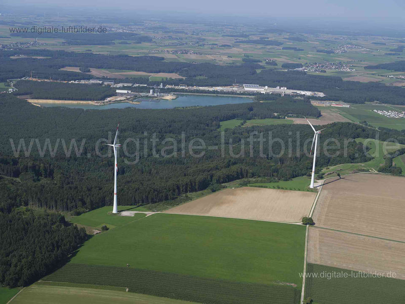 Luftaufnahme Baggersee Schlierfer Heide in Neumarkt in der Oberpfalz | Oberpfalz, Bayern