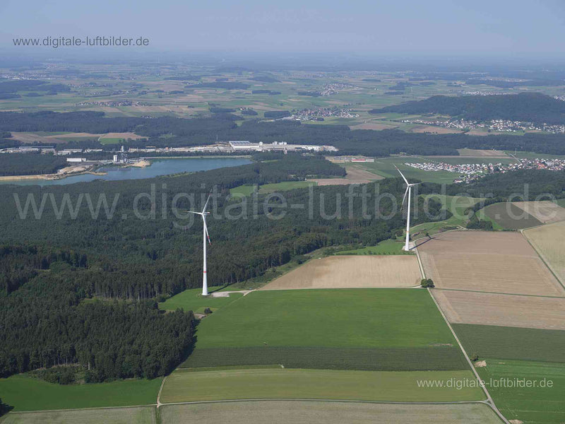 Luftaufnahme Baggersee Schlierfer Heide in Neumarkt in der Oberpfalz | Oberpfalz, Bayern