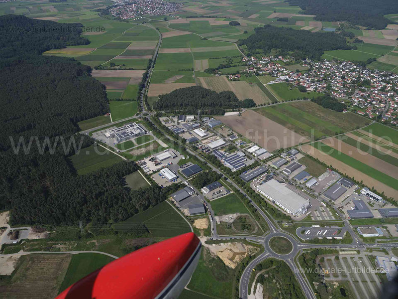 Luftaufnahme Gewerbegebiet Stauf-Süd in Neumarkt in der Oberpfalz | Oberpfalz, Bayern