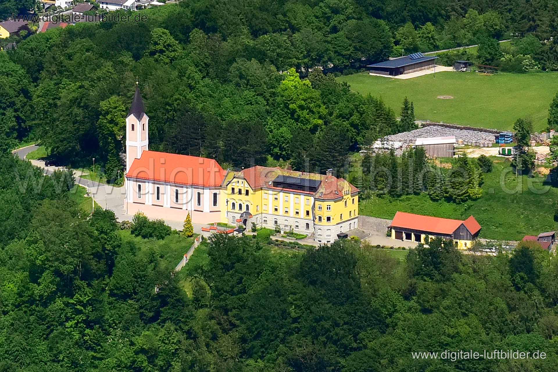Luftaufnahme Mariahilfberg in Neumarkt in der Oberpfalz | Oberpfalz, Bayern