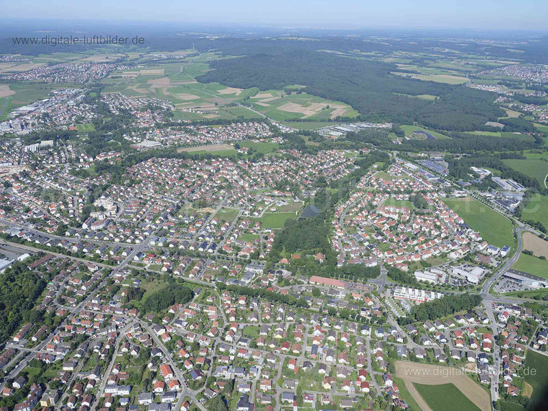Luftaufnahme Neumarkt i. d. Oberpfalz in Neumarkt in der Oberpfalz | Oberpfalz, Bayern