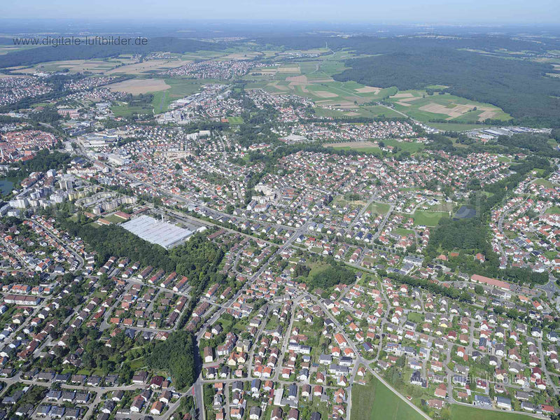 Luftaufnahme Neumarkt i. d. Oberpfalz in Neumarkt in der Oberpfalz | Oberpfalz, Bayern