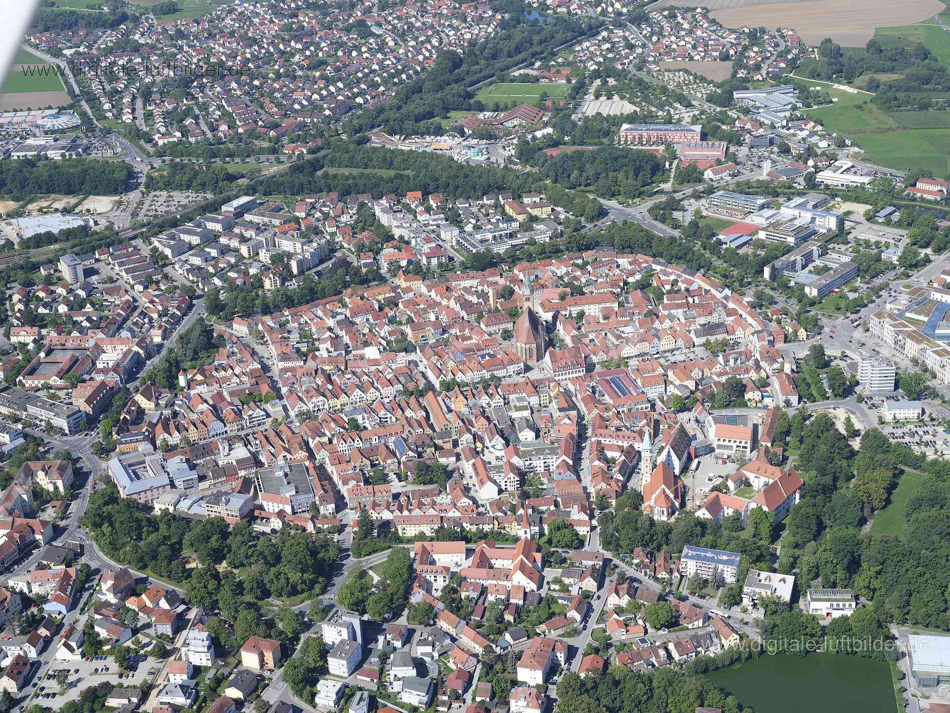 Luftaufnahme Neumarkt i. d. Oberpfalz in Neumarkt in der Oberpfalz | Oberpfalz, Bayern