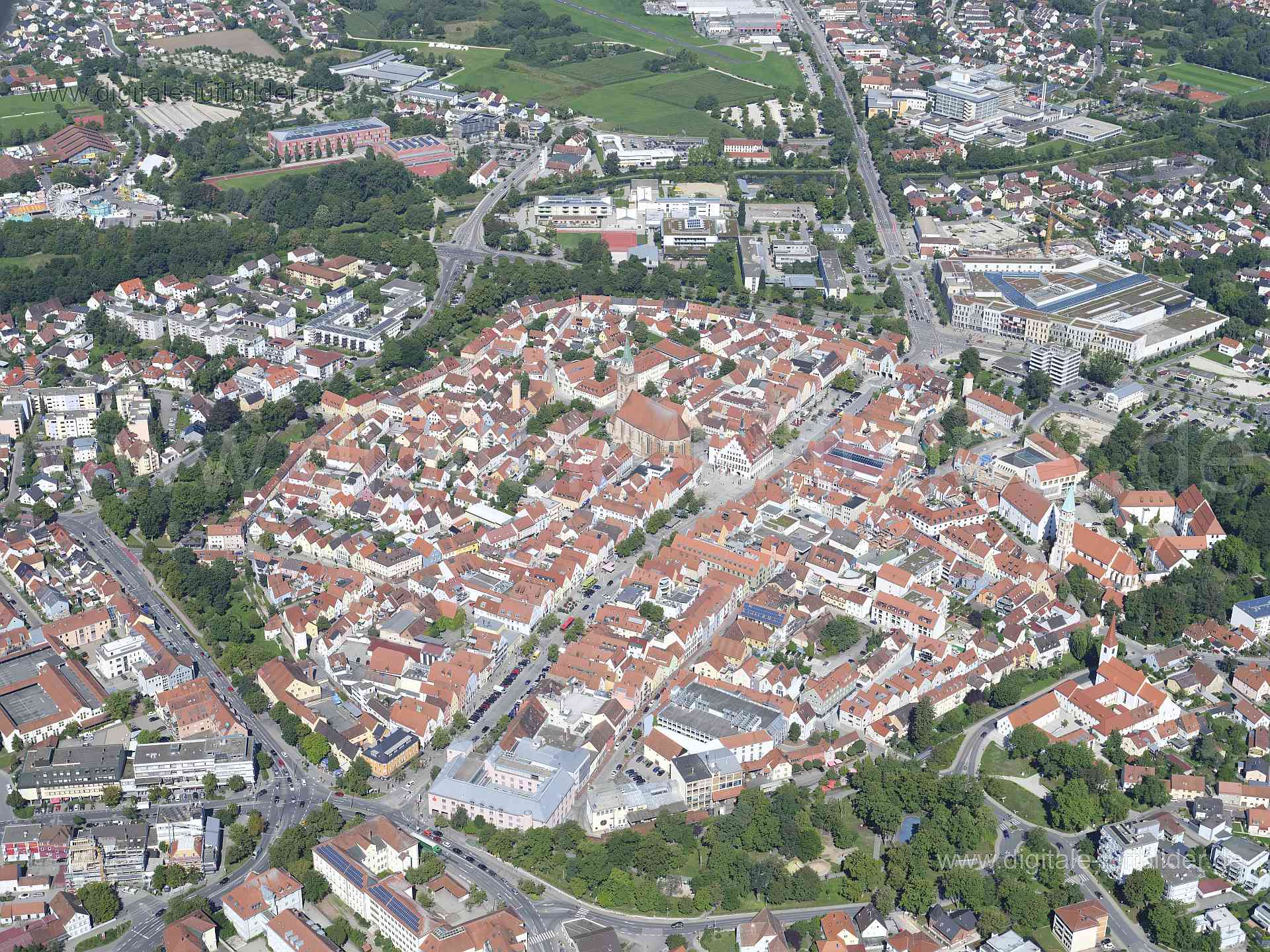 Luftaufnahme Neumarkt i. d. Oberpfalz in Neumarkt in der Oberpfalz | Oberpfalz, Bayern