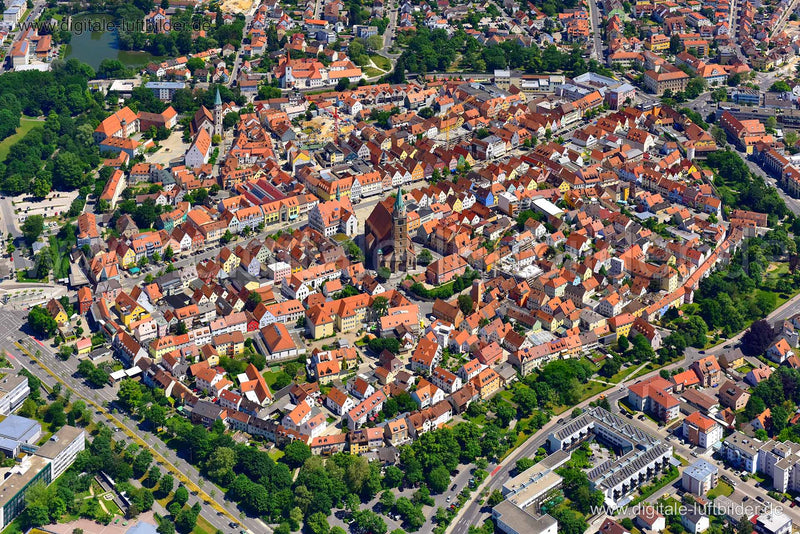 Luftaufnahme Neumarkt in der Oberpfalz in Neumarkt in der Oberpfalz | Oberpfalz, Bayern
