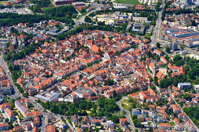 Luftaufnahme Neumarkt in der Oberpfalz in Neumarkt in der Oberpfalz | Oberpfalz, Bayern