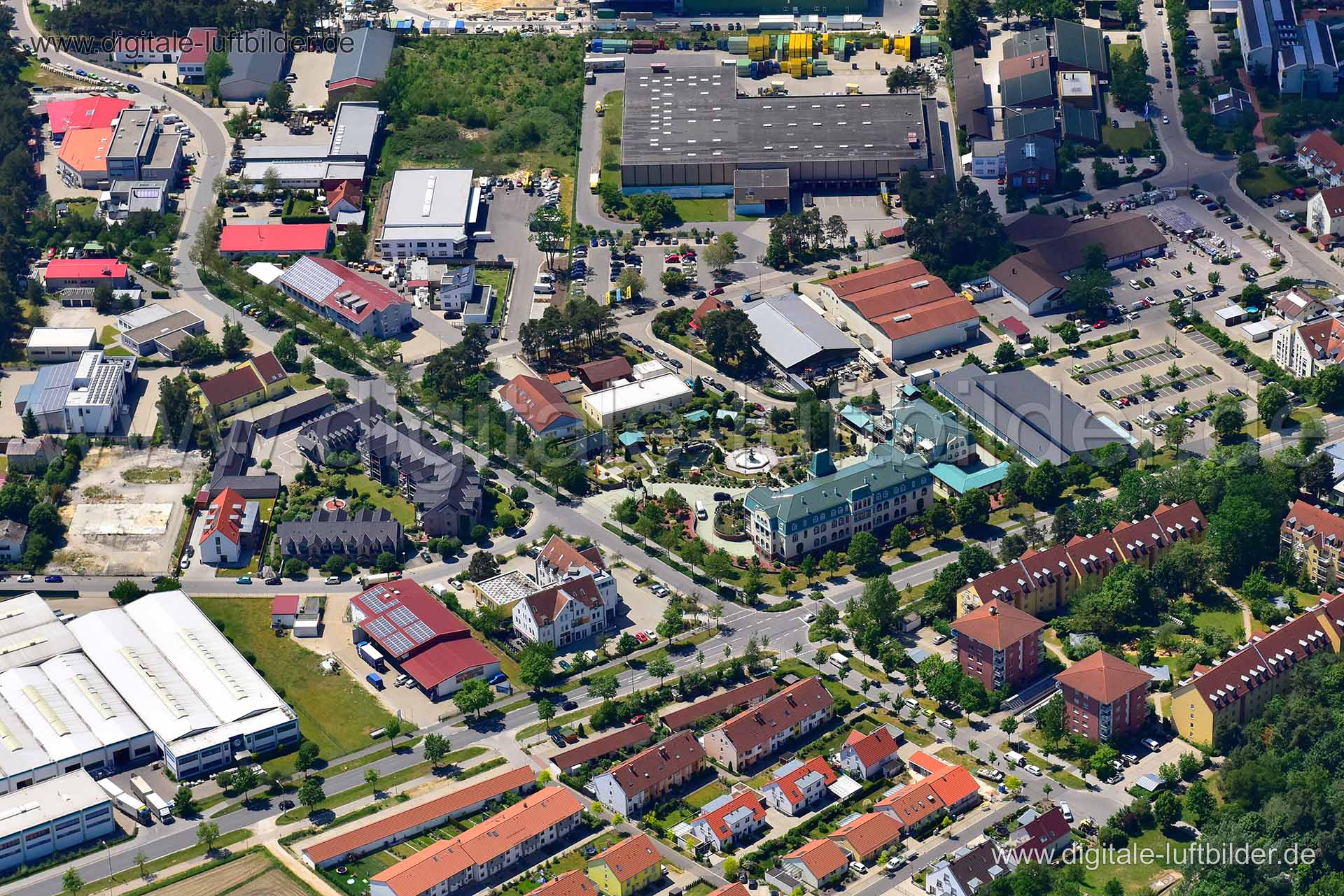 Luftaufnahme Neumarkt in der Oberpfalz in Neumarkt in der Oberpfalz | Oberpfalz, Bayern