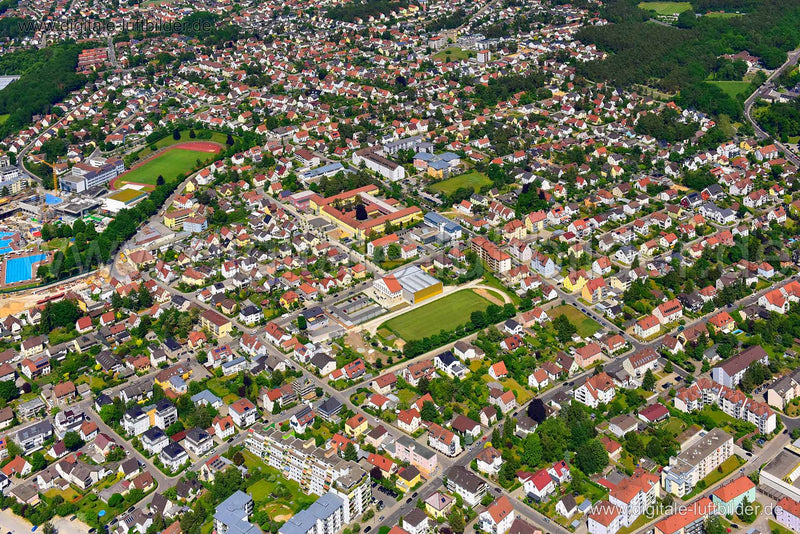 Luftaufnahme Neumarkt in der Oberpfalz in Neumarkt in der Oberpfalz | Oberpfalz, Bayern