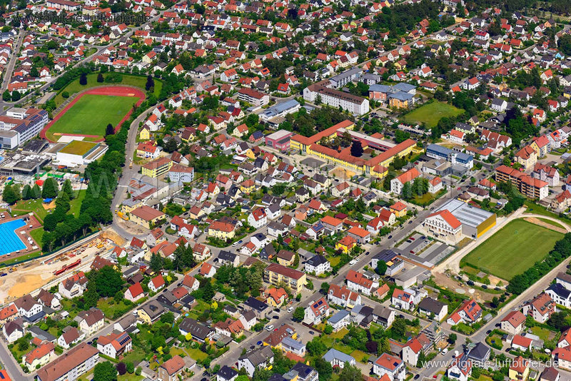 Luftaufnahme Neumarkt in der Oberpfalz in Neumarkt in der Oberpfalz | Oberpfalz, Bayern