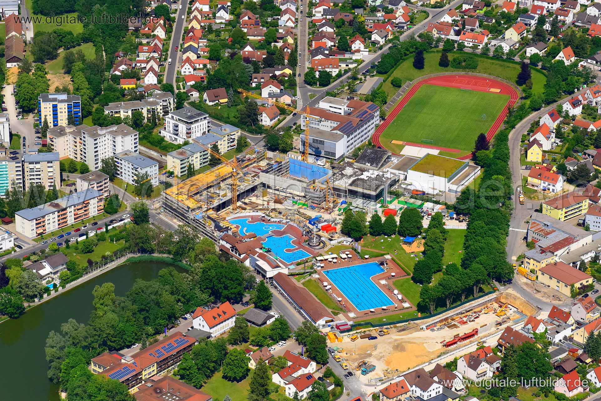 Luftaufnahme Neumarkt in der Oberpfalz in Neumarkt in der Oberpfalz | Oberpfalz, Bayern