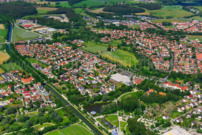 Luftaufnahme Neumarkt in der Oberpfalz in Neumarkt in der Oberpfalz | Oberpfalz, Bayern