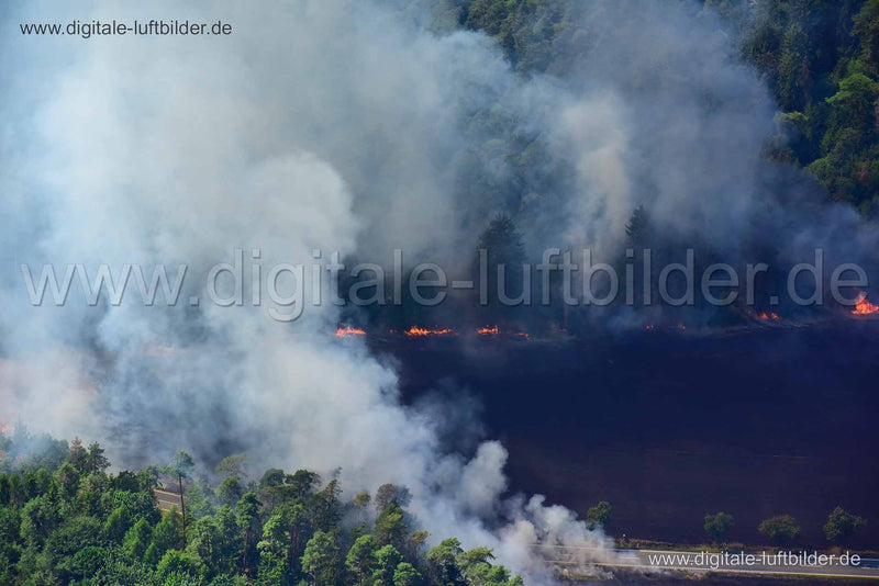 Luftaufnahme Brand bei Neustadt Aisch in Neustadt an der Aisch | Mittelfranken, Bayern